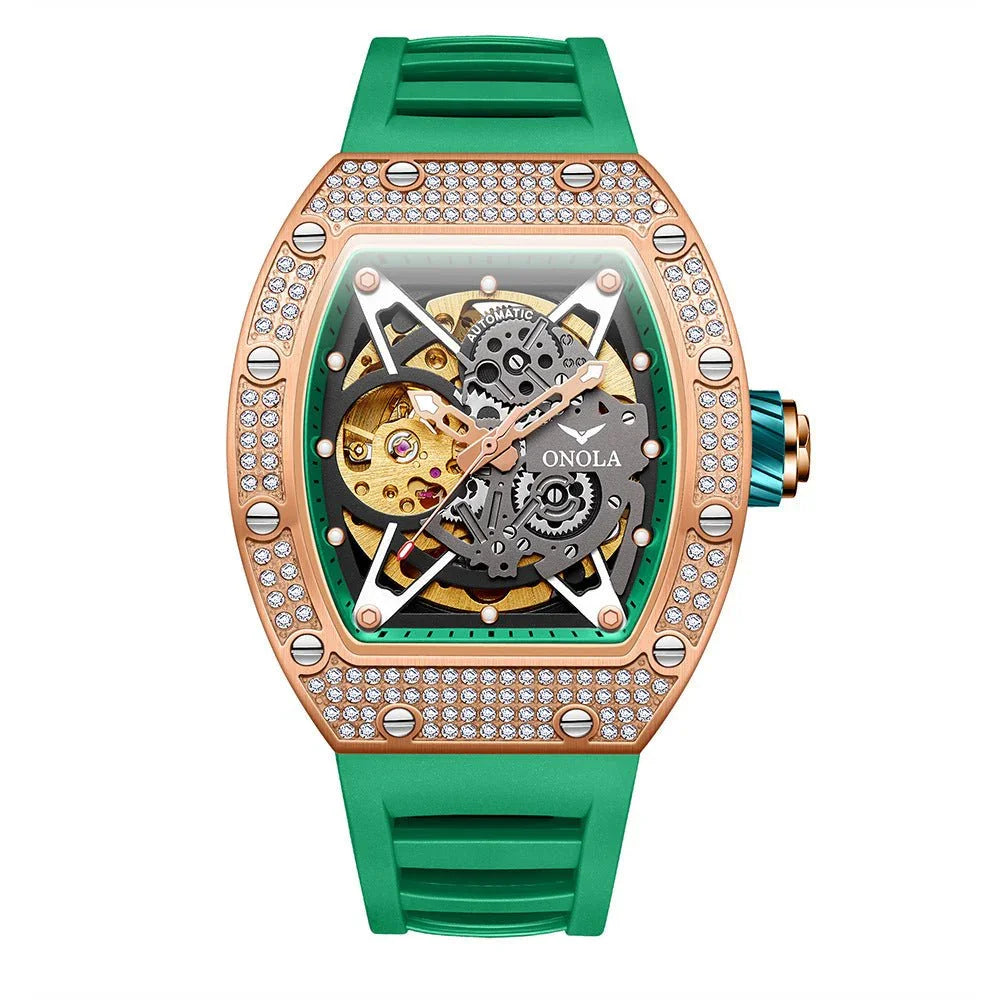 Fully - jewelled Automatic Mechanical Watch Men - Show Gadgets