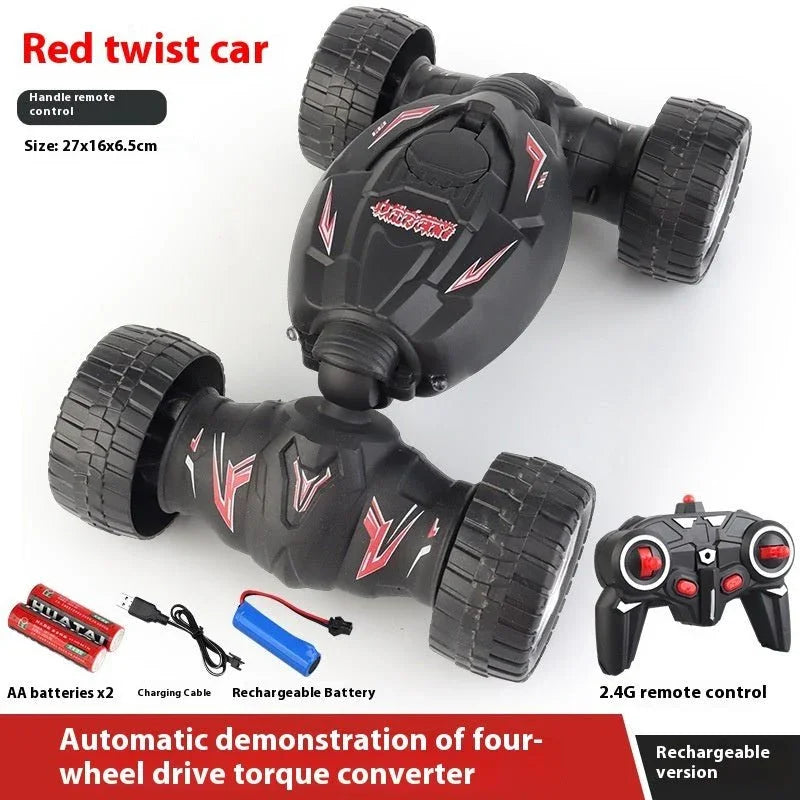 Gesture Sensing Remote Control Car Stunt Twist Car Four - wheel Drive Off - road Vehicle - Show Gadgets