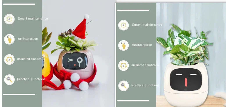 Smart Planter Endless Fun Over 49 Rich Expressions 7 Smart Sensors And AI Chips Make Raising Plants Easy And Fun - Show Gadgets
