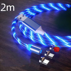 Magnetic Charging Cable Streamer Fast Charging Cable Lighting Micro USB Cable LED Magnet Charger Type-C Cable - Show Gadgets
