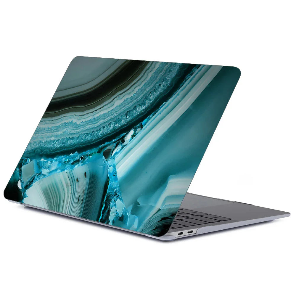 Notebook Marbled Frosted Protective Case - Show Gadgets