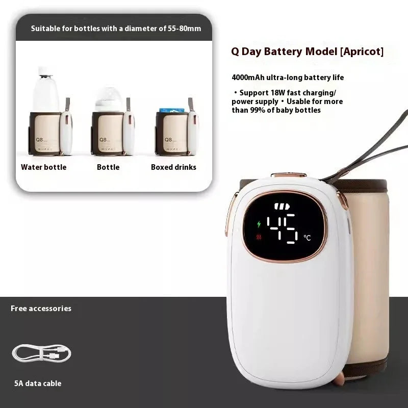 Constant Temperature Feeding Bottle Cover Warm Milk Night Milk Artifact Go Out Portable Universal Milk Modulator - Show Gadgets