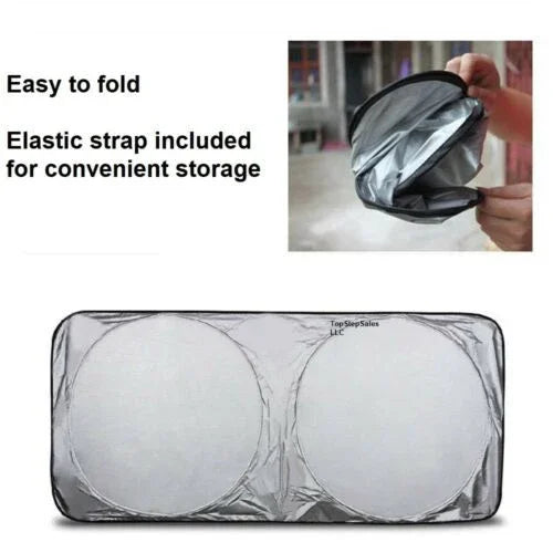 Car Window Sunshade Sun Shade Visor Windshield Cover Auto Car SunShade Anti Snow Ice Windshield Sunshade Car Windshield Sunshade - Show Gadgets