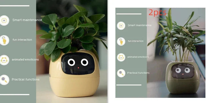 Smart Planter Endless Fun Over 49 Rich Expressions 7 Smart Sensors And AI Chips Make Raising Plants Easy And Fun - Show Gadgets