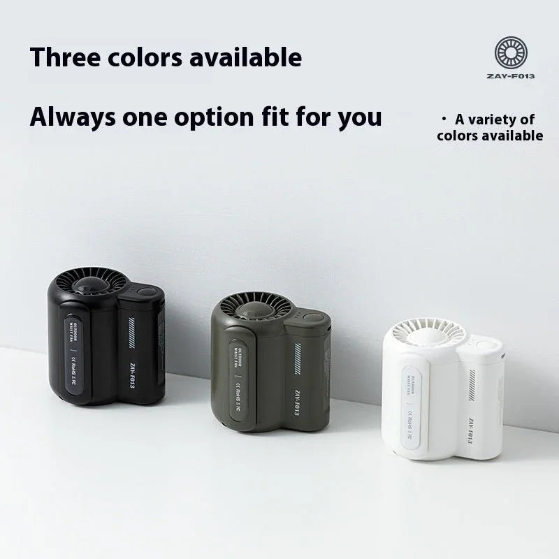 Portable Large Wind Usb Charging Outdoor Sports Construction Site Summer Cooling Portable Small Air Fan For Outdoor Sports Travel Work - Show Gadgets