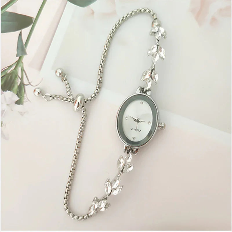 Wheat Diamond Women's Watch Free Adjustment Pull-out Women's - Show Gadgets