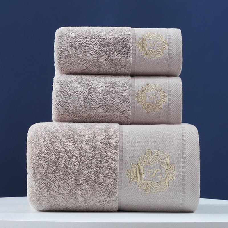 Pure Cotton Towels Three - piece With Hand Bath Towel Class - Show Gadgets