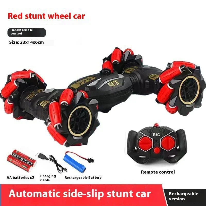 Gesture Sensing Remote Control Car Stunt Twist Car Four - wheel Drive Off - road Vehicle - Show Gadgets