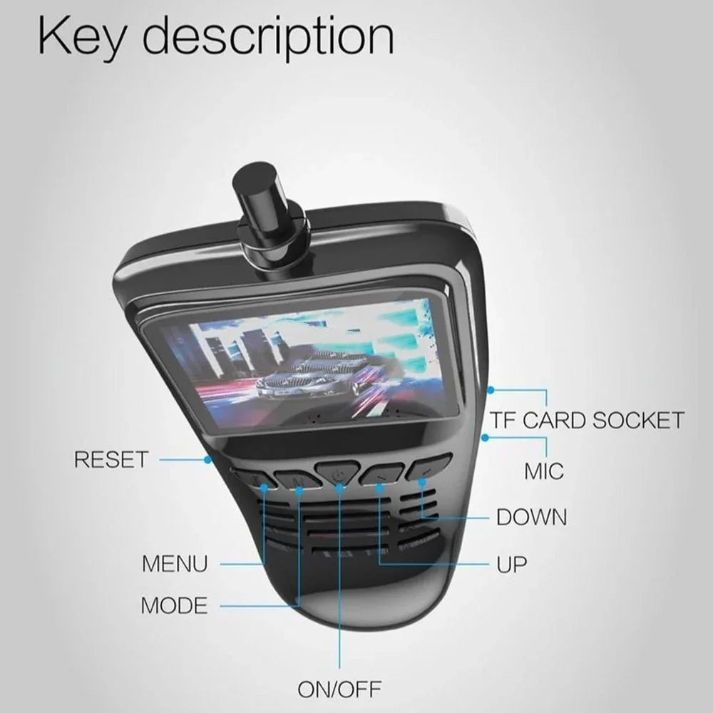 Small Eye Dash Cam Car DVR Recorder Camera With Wifi Full HD - Show Gadgets