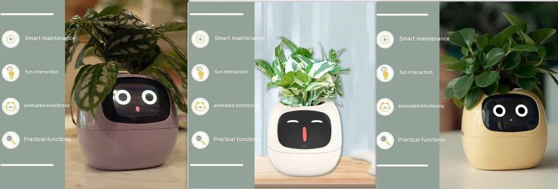 Smart Planter Endless Fun Over 49 Rich Expressions 7 Smart Sensors And AI Chips Make Raising Plants Easy And Fun - Show Gadgets
