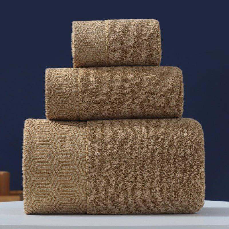 Pure Cotton Towels Three - piece With Hand Bath Towel Class - Show Gadgets