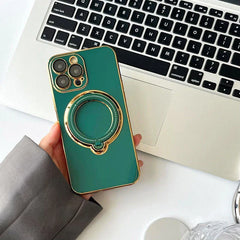 Magnetic Suction Rotating Stand Phone Case - Show Gadgets