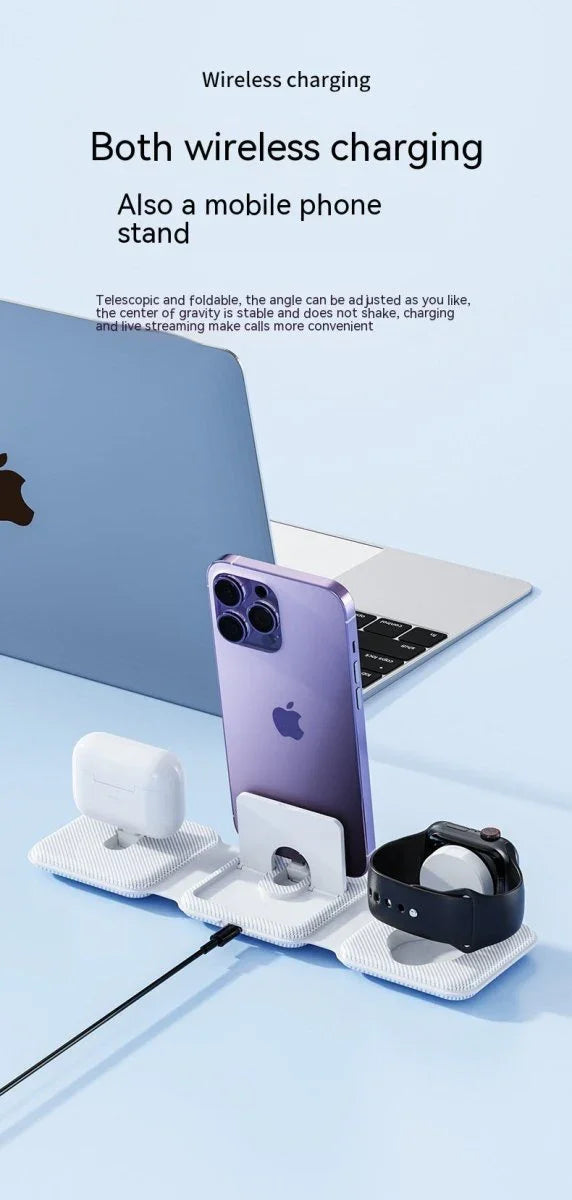Three - in - one Wireless Charger - Show Gadgets