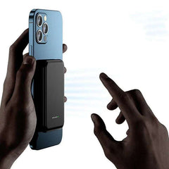 Mini Magnetic Wireless Power Bank 5000mAh portable charger with fast wireless charging and LED display