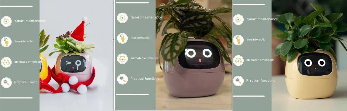 Smart Planter Endless Fun Over 49 Rich Expressions 7 Smart Sensors And AI Chips Make Raising Plants Easy And Fun - Show Gadgets